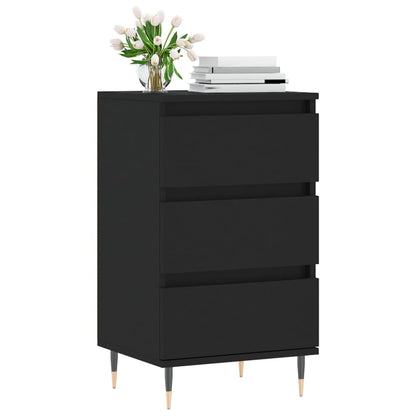 Sideboard Schwarz 40x35x70 cm Holzwerkstoff