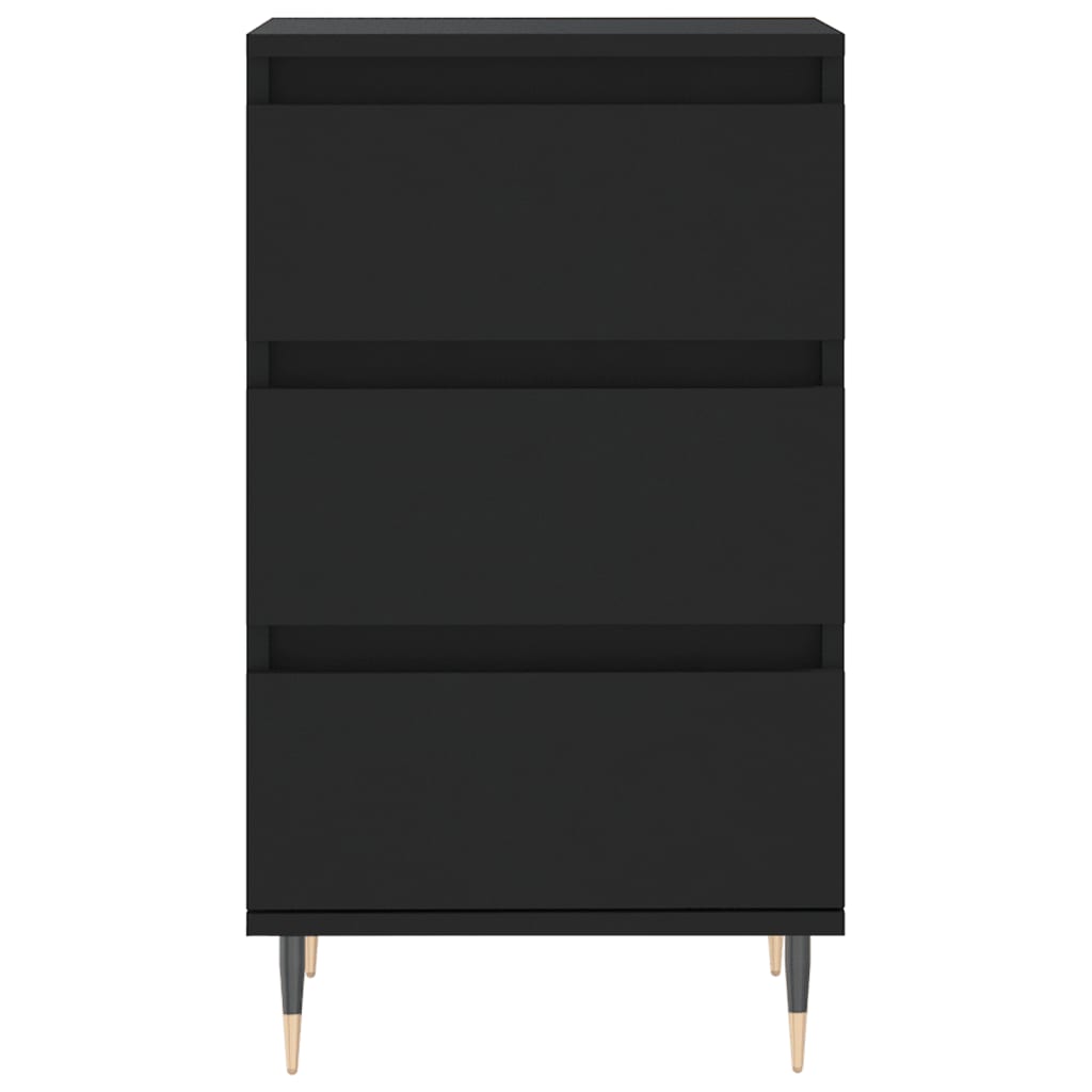 Sideboard Schwarz 40x35x70 cm Holzwerkstoff