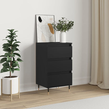 Sideboard Schwarz 40x35x70 cm Holzwerkstoff