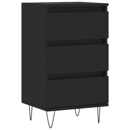 Sideboard Schwarz 40x35x70 cm Holzwerkstoff