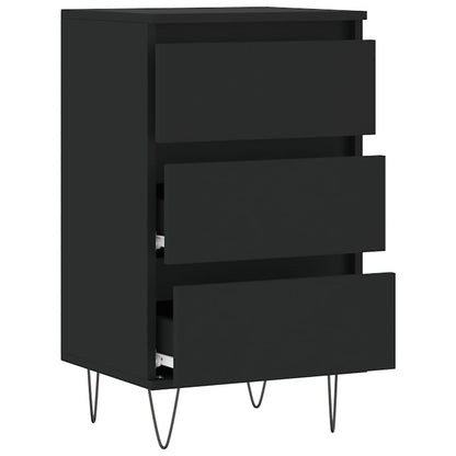 Sideboard Schwarz 40x35x70 cm Holzwerkstoff