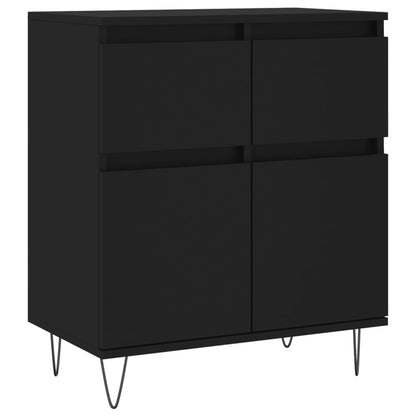 Sideboard Schwarz 60x35x70 cm Holzwerkstoff