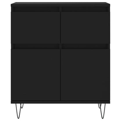 Sideboard Schwarz 60x35x70 cm Holzwerkstoff