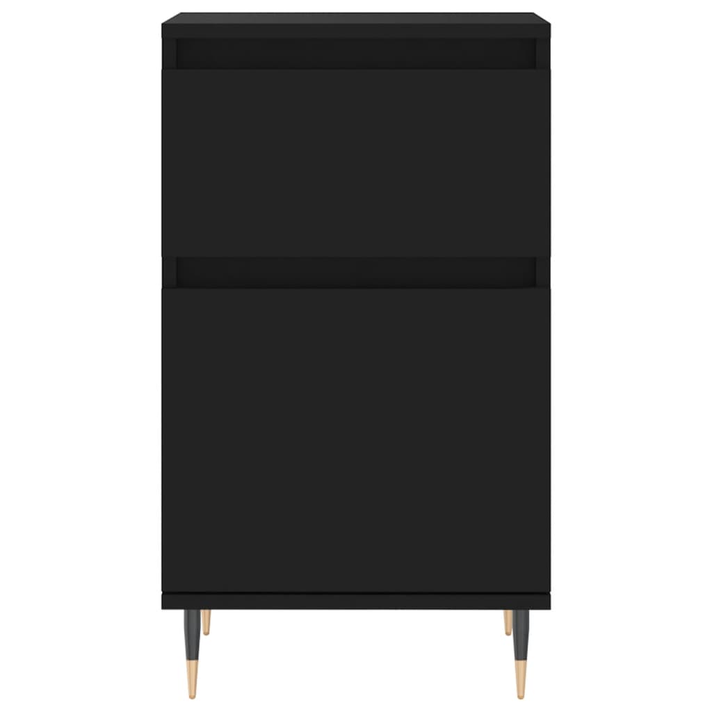 Sideboards 2 Stk. Schwarz 40x35x70 cm Holzwerkstoff