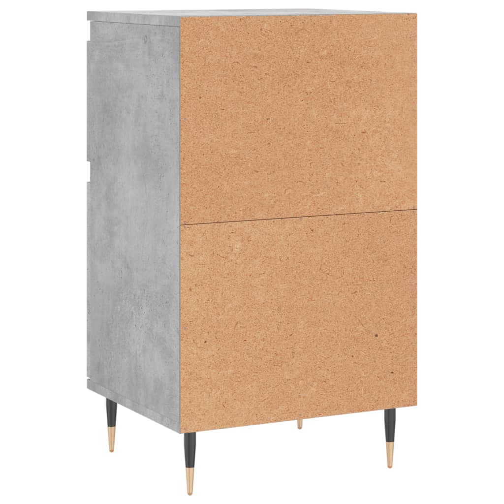 Sideboards 2 Stk. Betongrau 40x35x70 cm Holzwerkstoff