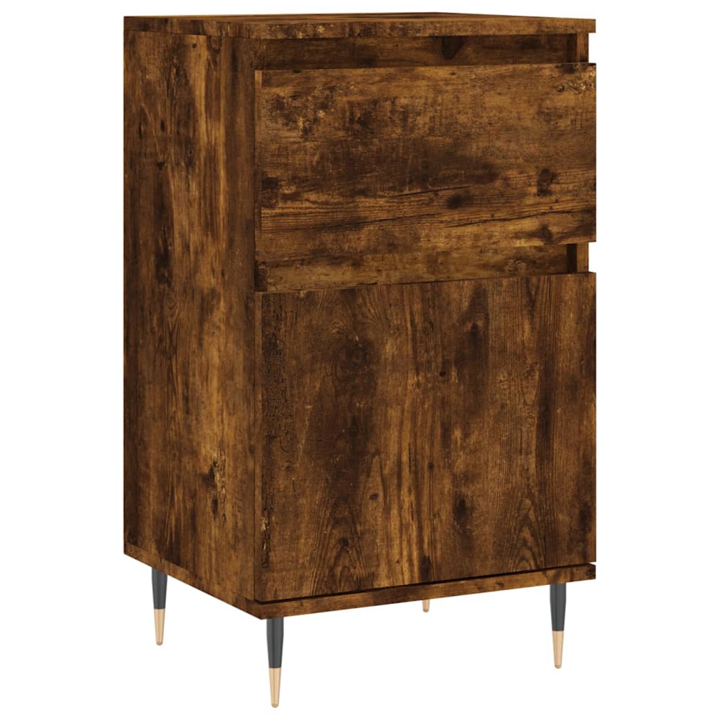 Sideboards 2 Stk. Räuchereiche 40x35x70 cm Holzwerkstoff