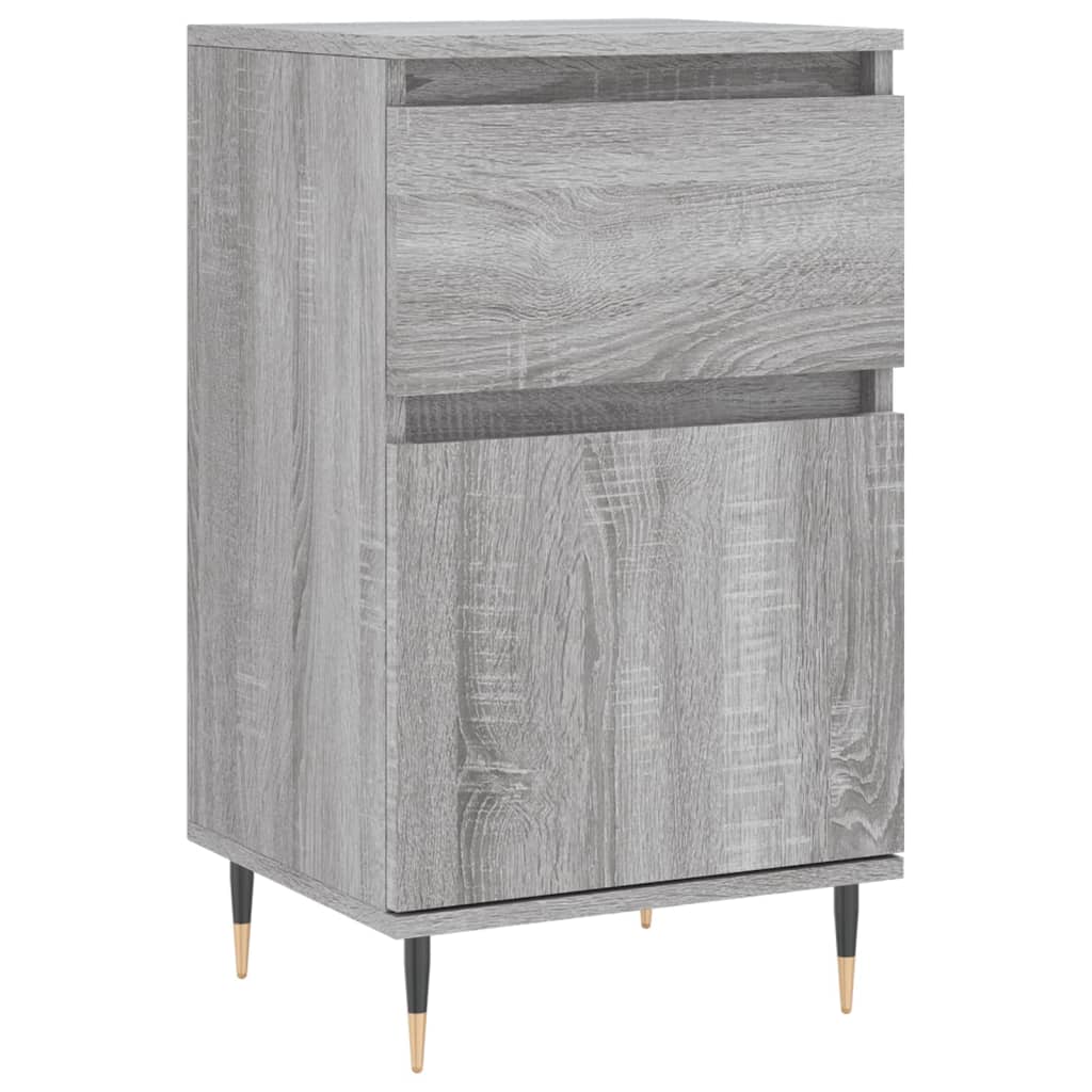 Sideboards 2 Stk. Grau Sonoma 40x35x70 cm Holzwerkstoff