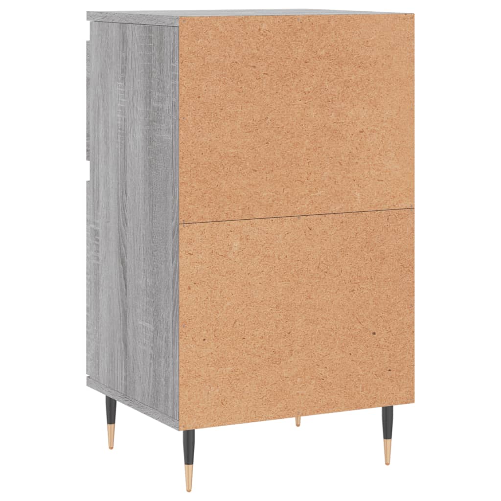 Sideboards 2 Stk. Grau Sonoma 40x35x70 cm Holzwerkstoff