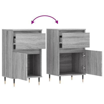 Sideboards 2 Stk. Grau Sonoma 40x35x70 cm Holzwerkstoff