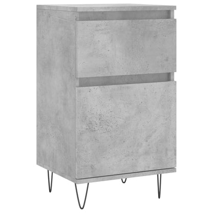 Sideboards 2 Stk. Betongrau 40x35x70 cm Holzwerkstoff