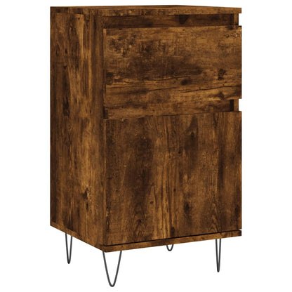 Sideboards 2 Stk. Räuchereiche 40x35x70 cm Holzwerkstoff