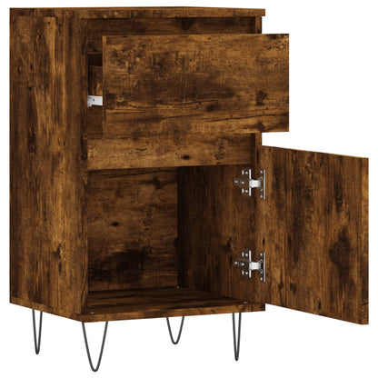 Sideboards 2 Stk. Räuchereiche 40x35x70 cm Holzwerkstoff