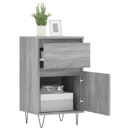 Sideboards 2 Stk. Grau Sonoma 40x35x70 cm Holzwerkstoff