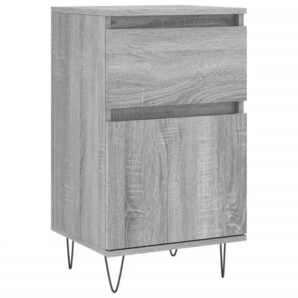 Sideboards 2 Stk. Grau Sonoma 40x35x70 cm Holzwerkstoff