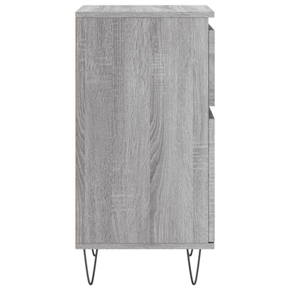 Sideboards 2 Stk. Grau Sonoma 40x35x70 cm Holzwerkstoff