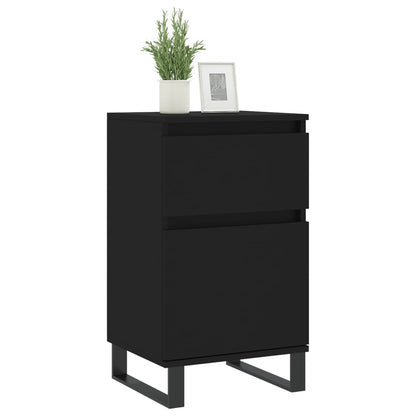 Sideboards 2 Stk. Schwarz 40x35x70 cm Holzwerkstoff