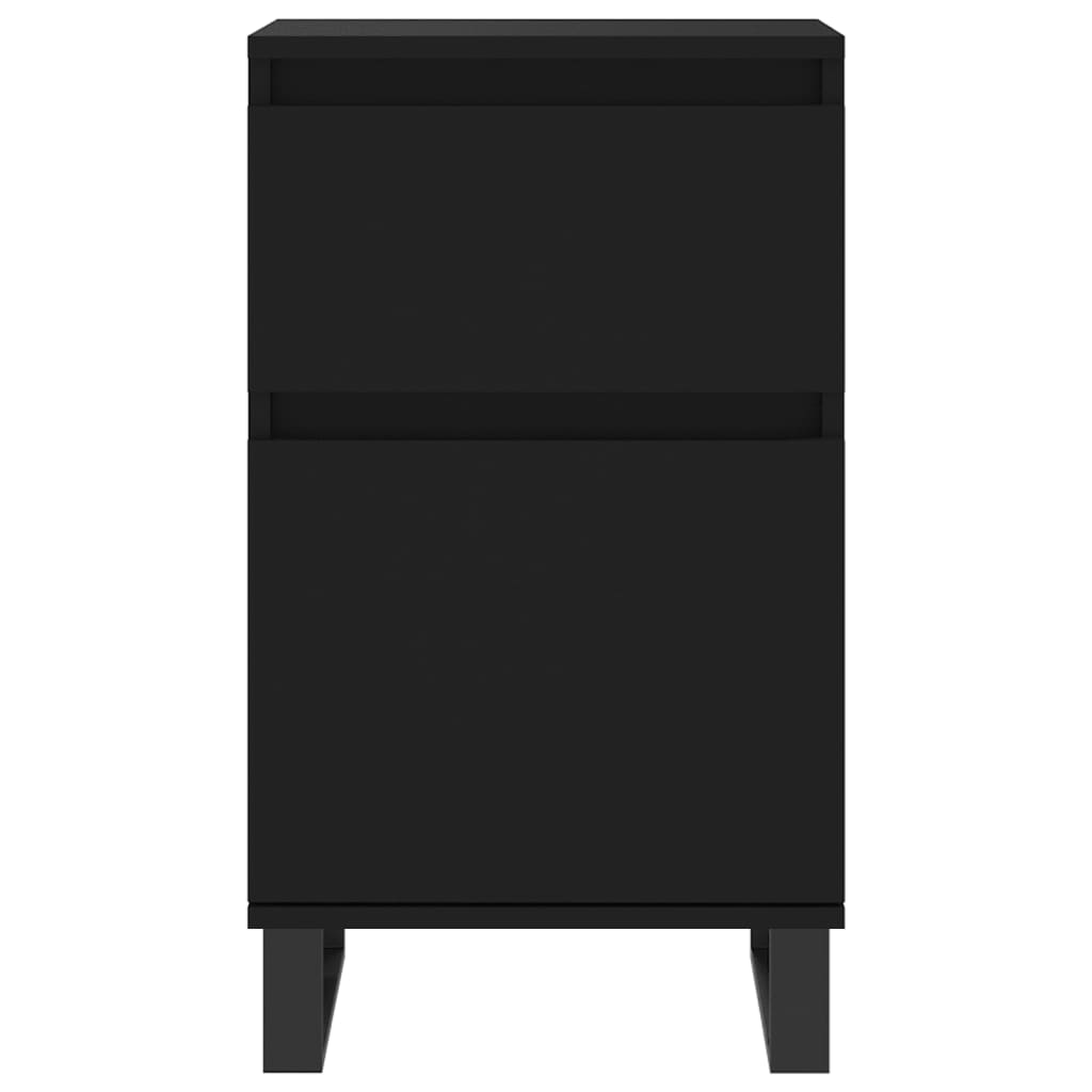 Sideboards 2 Stk. Schwarz 40x35x70 cm Holzwerkstoff