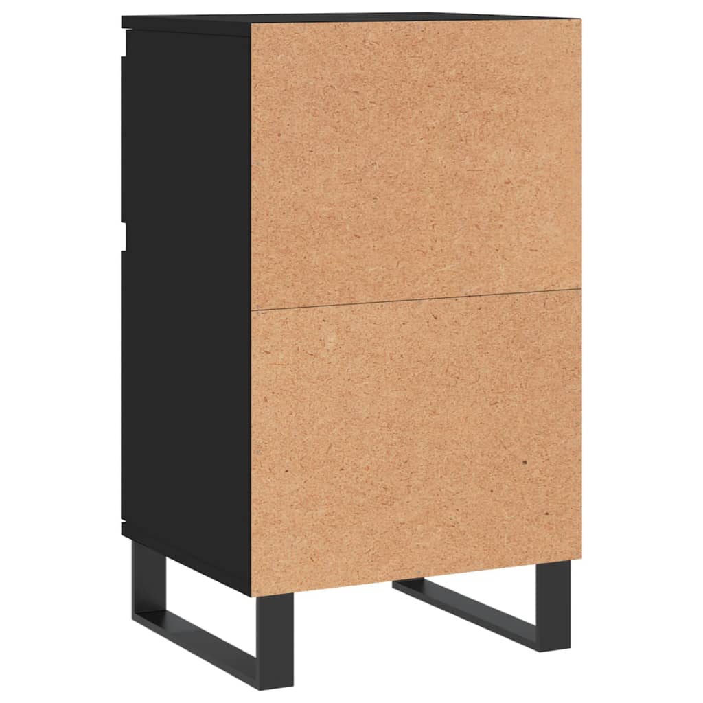 Sideboards 2 Stk. Schwarz 40x35x70 cm Holzwerkstoff