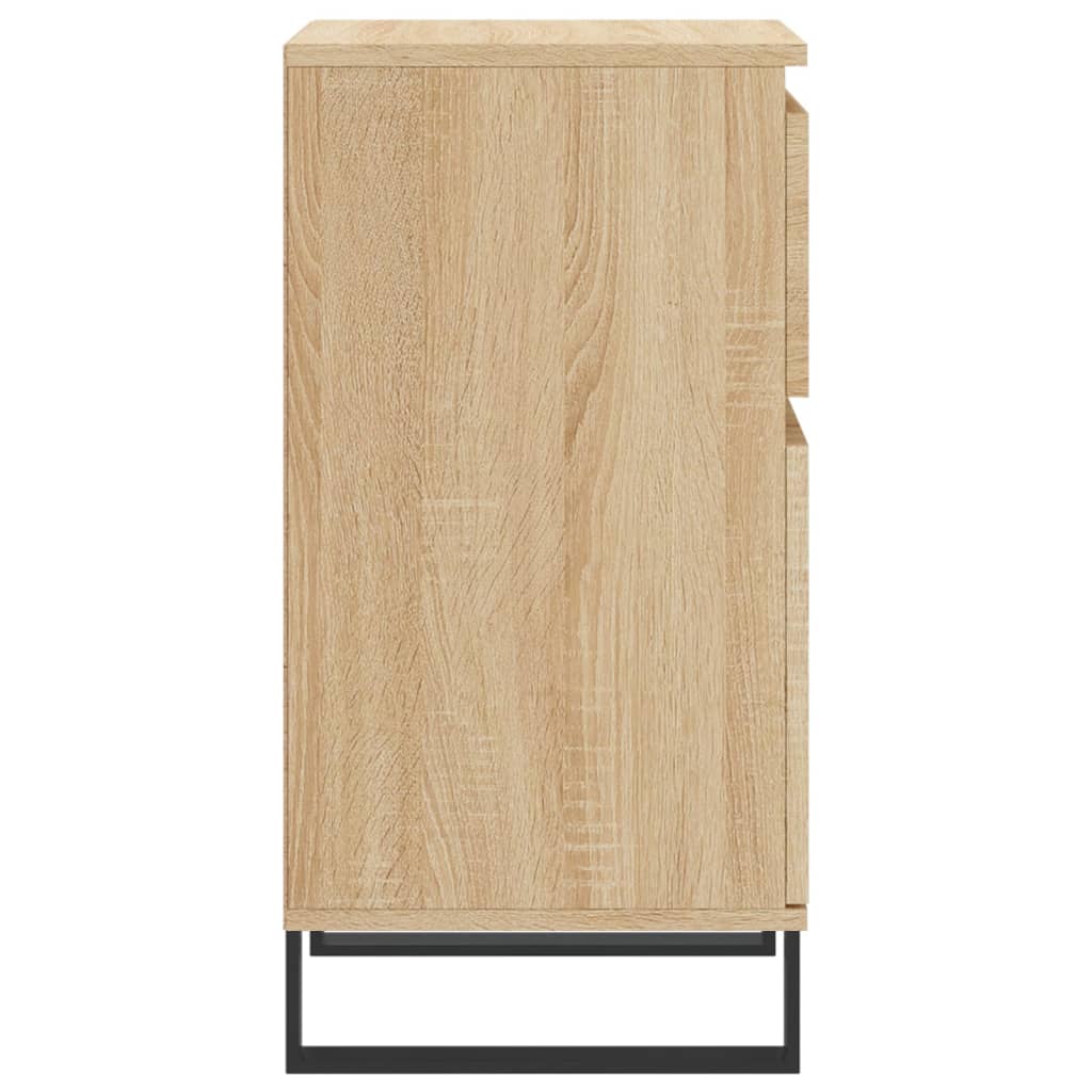 Sideboards 2 Stk. Sonoma-Eiche 40x35x70 cm Holzwerkstoff