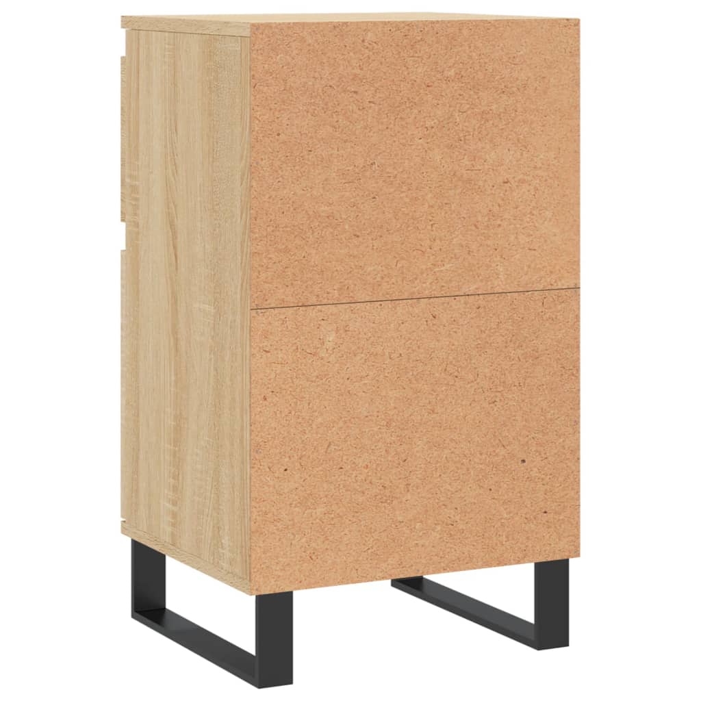 Sideboards 2 Stk. Sonoma-Eiche 40x35x70 cm Holzwerkstoff