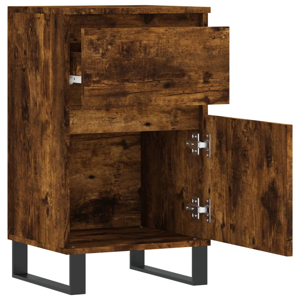 Sideboard Räuchereiche 40x35x70 cm Holzwerkstoff