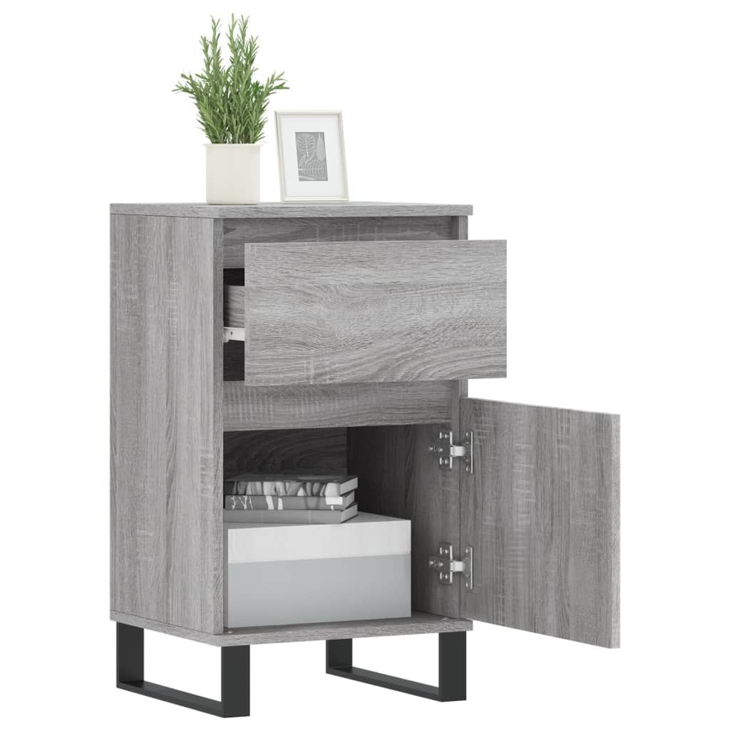 Sideboards 2 Stk. Grau Sonoma 40x35x70 cm Holzwerkstoff