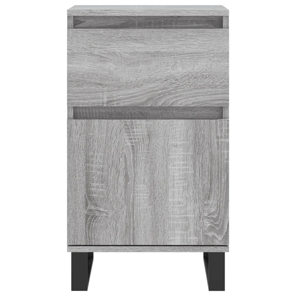 Sideboards 2 Stk. Grau Sonoma 40x35x70 cm Holzwerkstoff