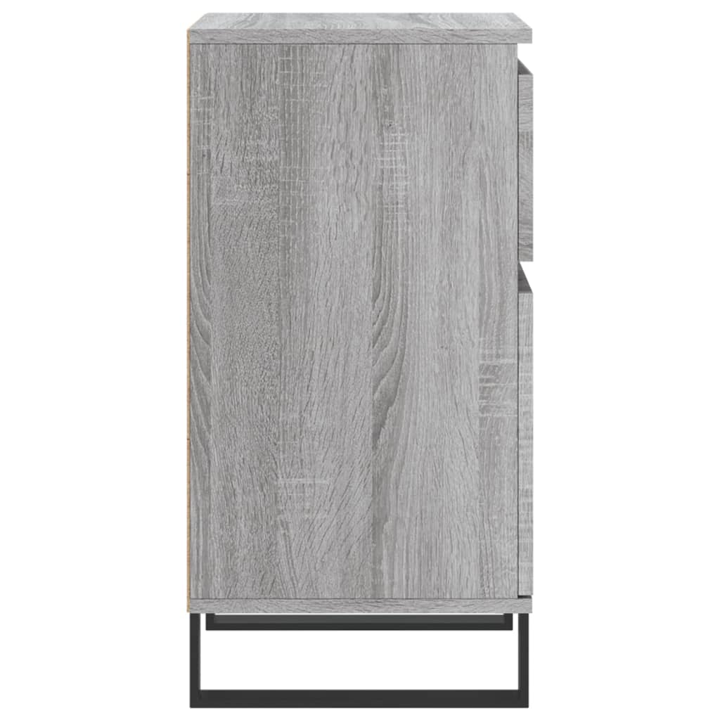 Sideboards 2 Stk. Grau Sonoma 40x35x70 cm Holzwerkstoff