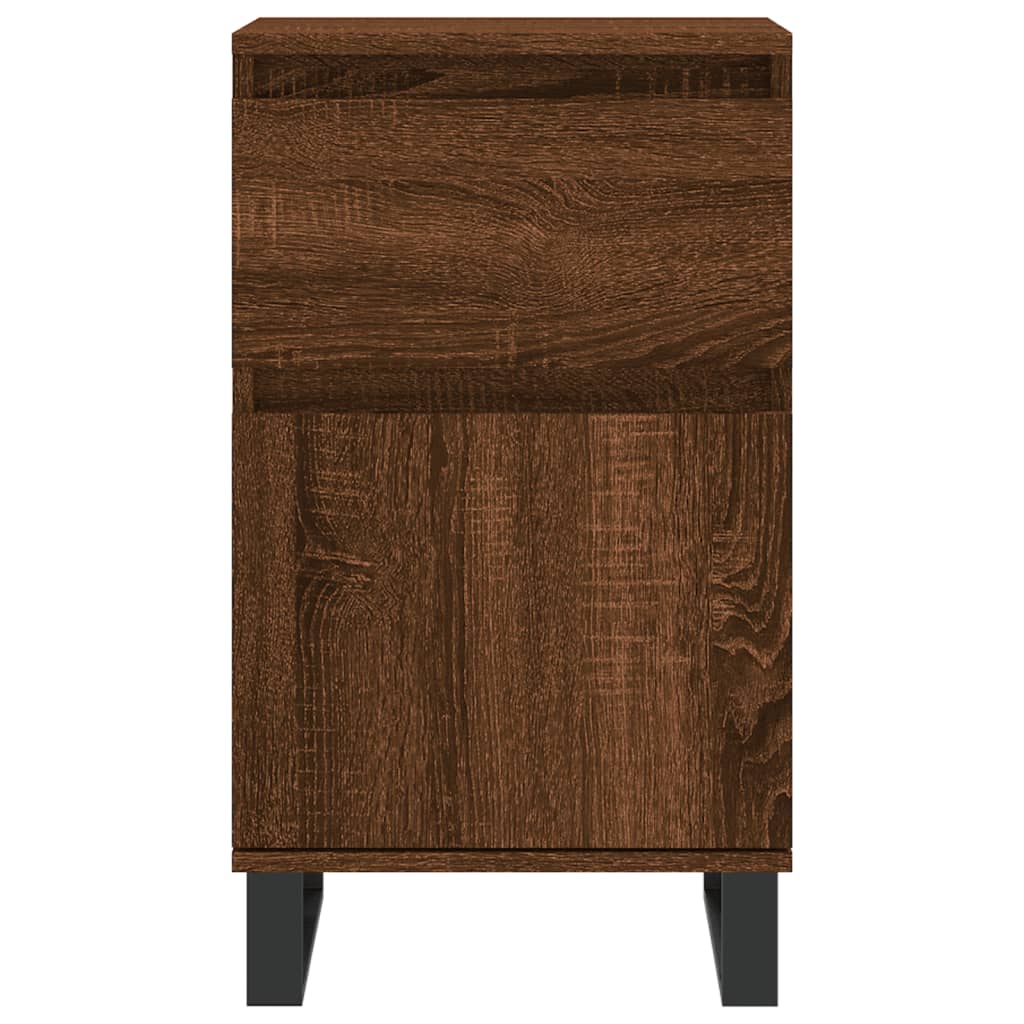 Sideboards 2 Stk. Braun Eichen-Optik 40x35x70 cm Holzwerkstoff