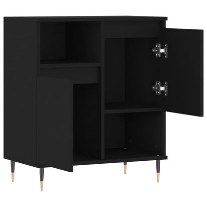 Sideboard Schwarz 60x35x70 cm Holzwerkstoff