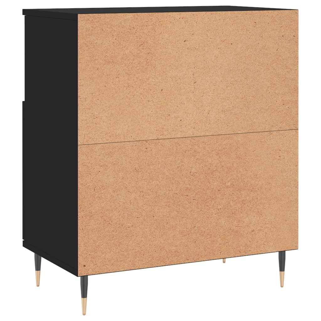 Sideboard Schwarz 60x35x70 cm Holzwerkstoff