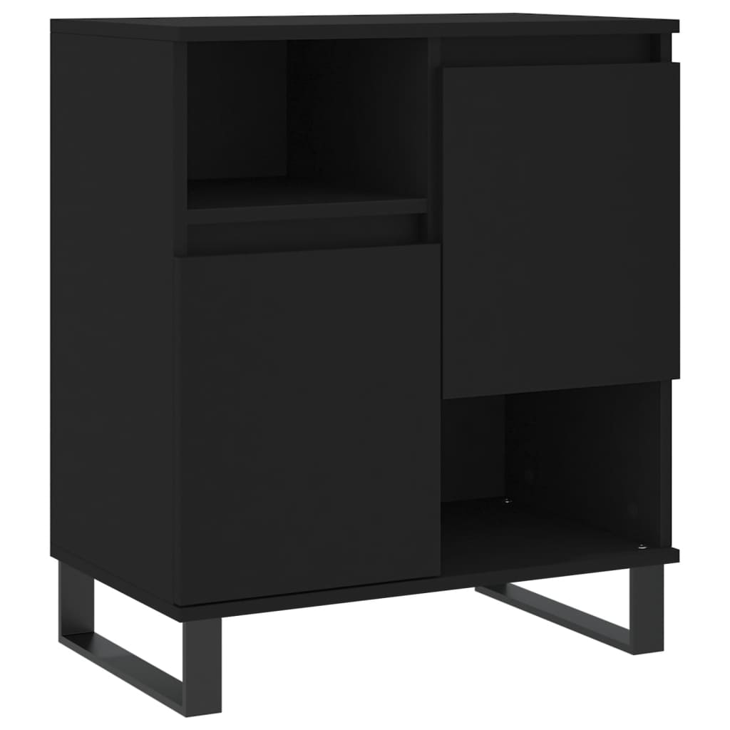 Sideboard Schwarz 60x35x70 cm Holzwerkstoff