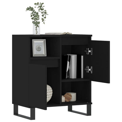 Sideboard Schwarz 60x35x70 cm Holzwerkstoff