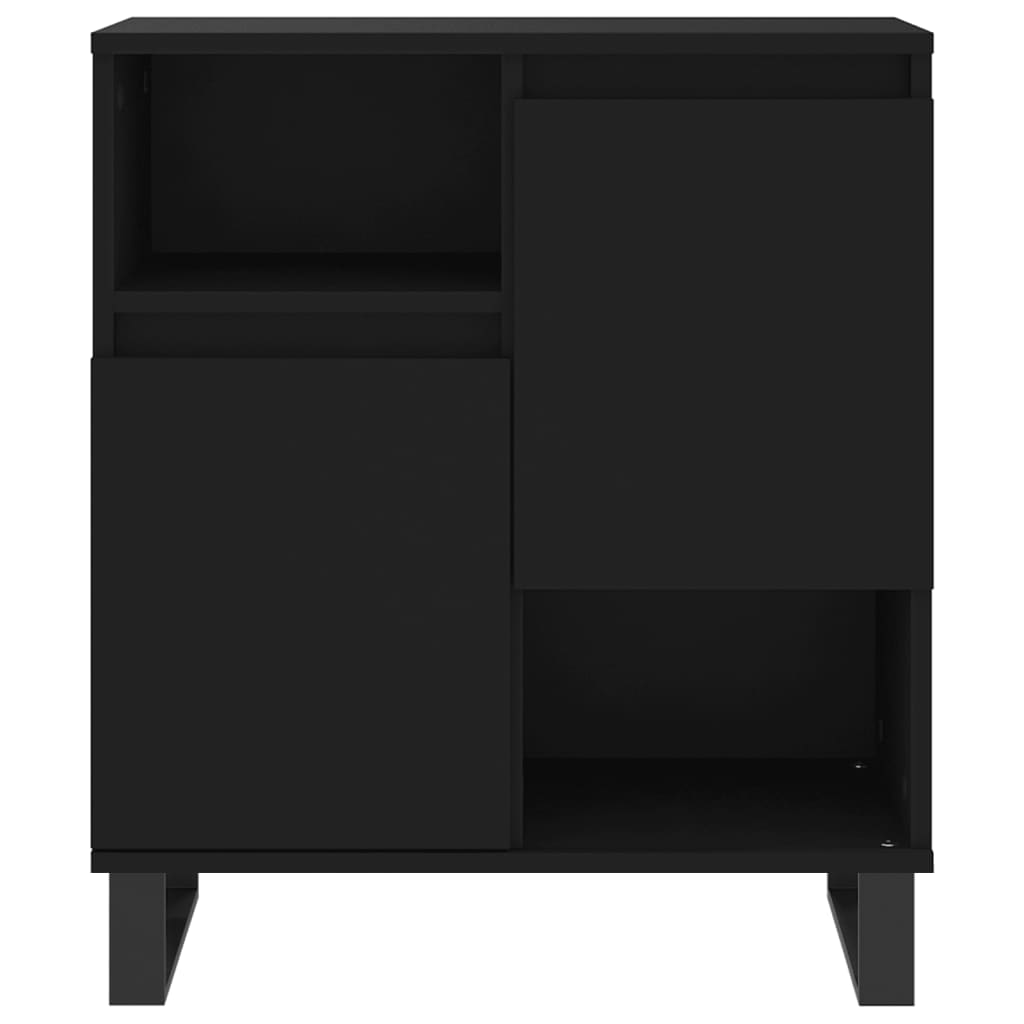 Sideboard Schwarz 60x35x70 cm Holzwerkstoff