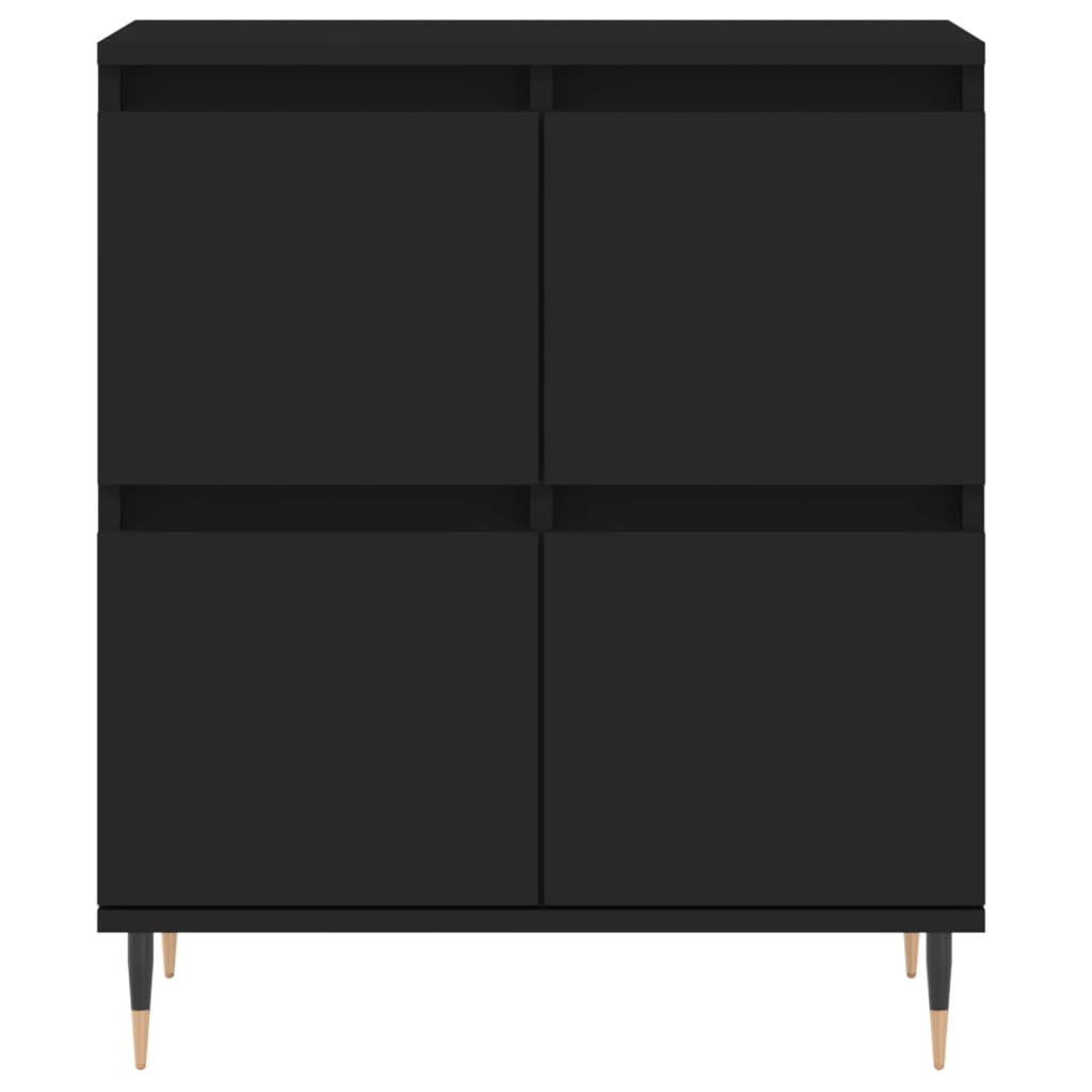 Sideboard Schwarz 60x35x70 cm Holzwerkstoff