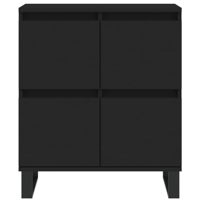 Sideboard Schwarz 60x35x70 cm Holzwerkstoff