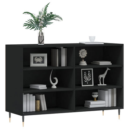 Sideboard Schwarz 103,5x35x70 cm Holzwerkstoff