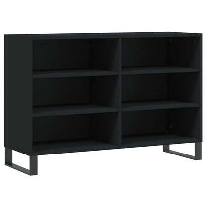 Sideboard Schwarz 103,5x35x70 cm Holzwerkstoff