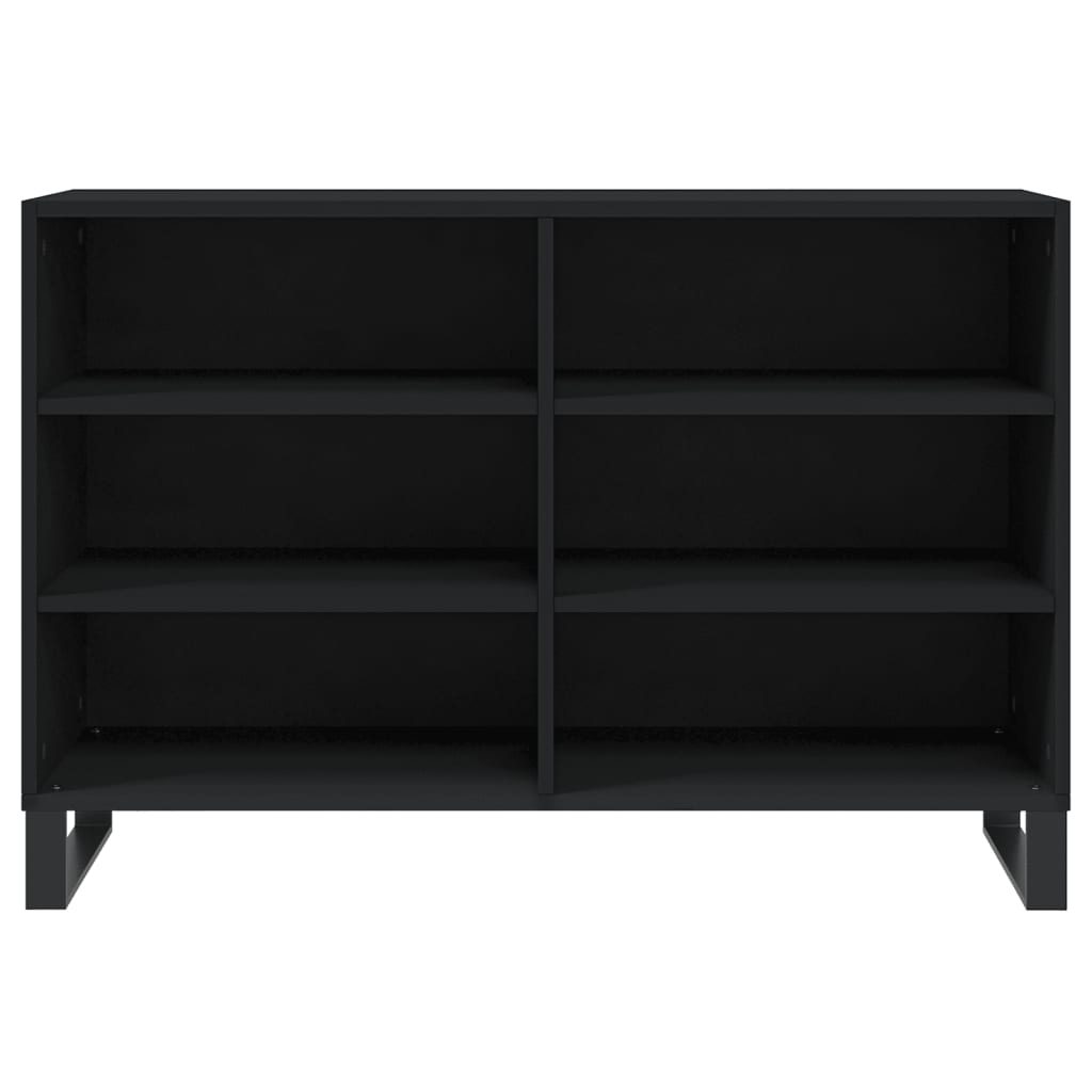 Sideboard Schwarz 103,5x35x70 cm Holzwerkstoff