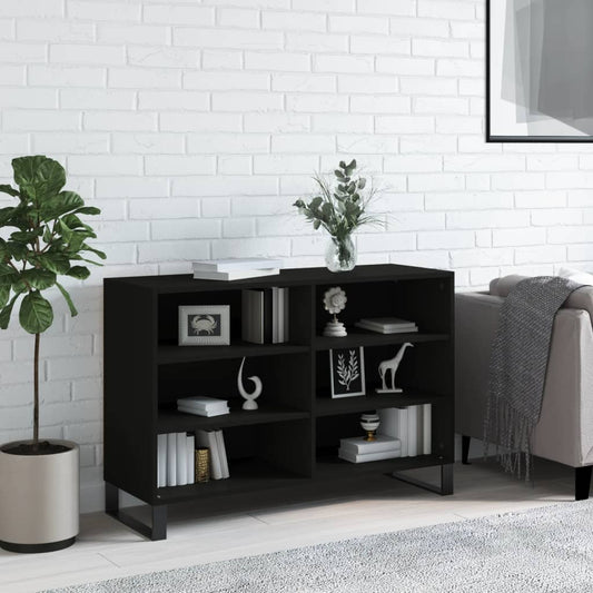 Sideboard Schwarz 103,5x35x70 cm Holzwerkstoff