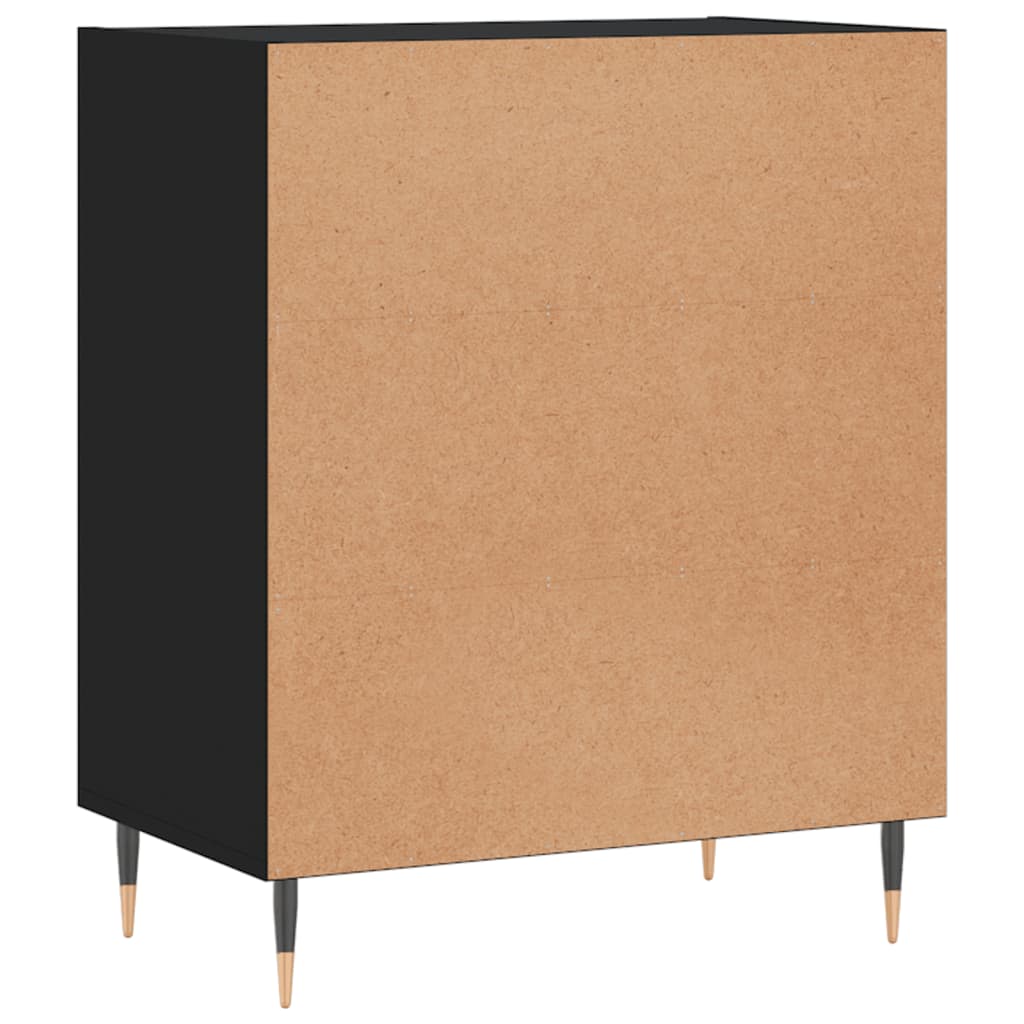 Sideboard Schwarz 57x35x70 cm Holzwerkstoff