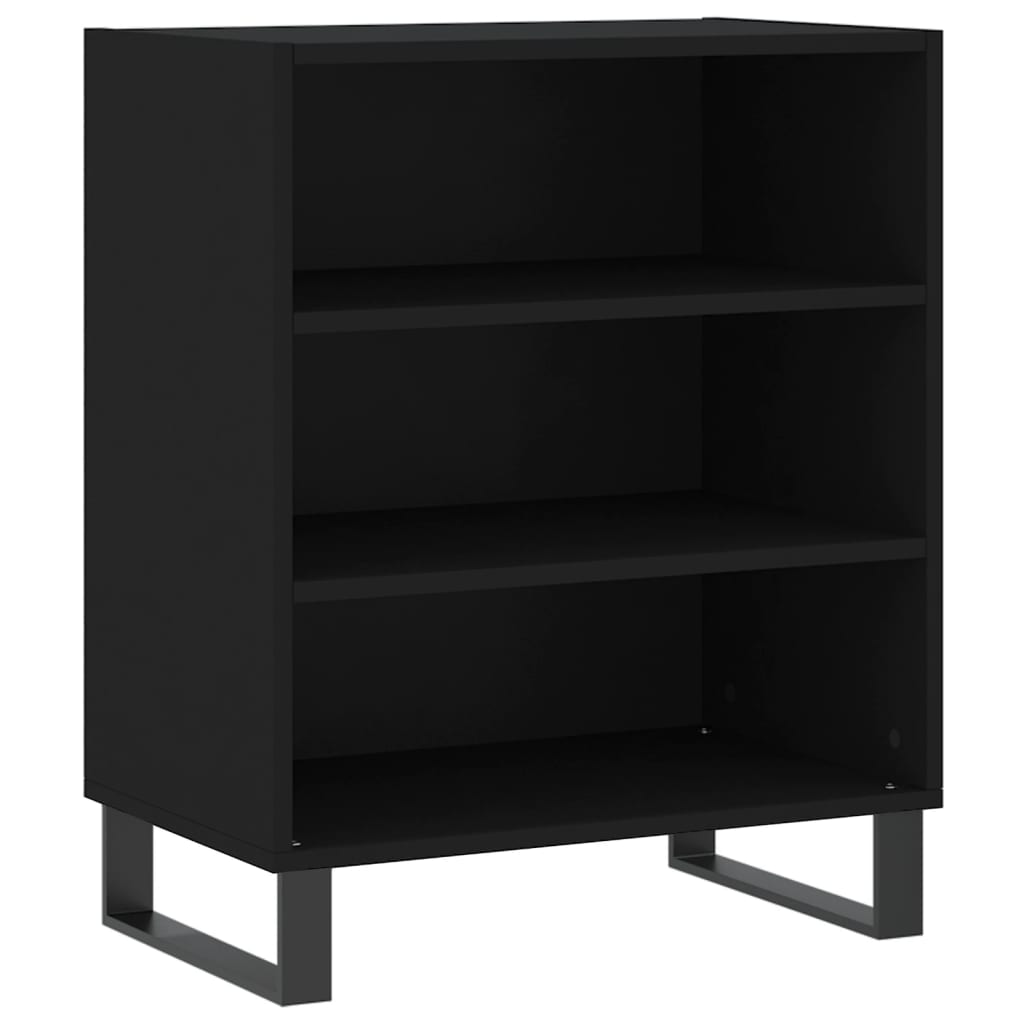 Sideboard Schwarz 57x35x70 cm Holzwerkstoff