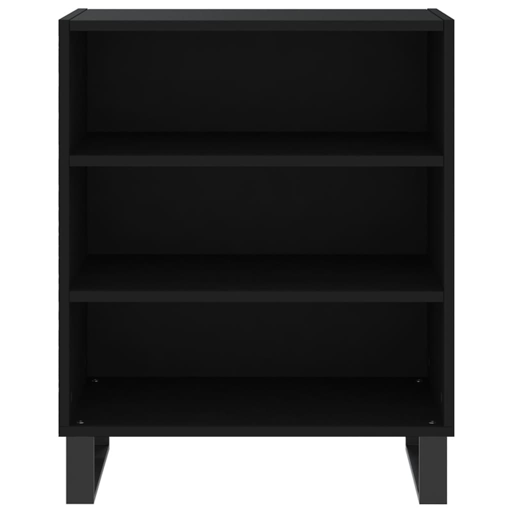 Sideboard Schwarz 57x35x70 cm Holzwerkstoff