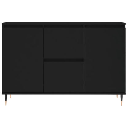 Sideboard Schwarz 104x35x70 cm Holzwerkstoff