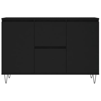 Sideboard Schwarz 104x35x70 cm Holzwerkstoff