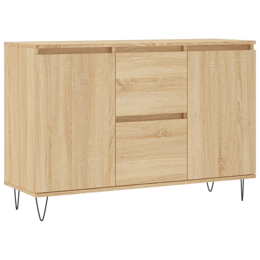 Sideboard Sonoma-Eiche 104x35x70 cm Holzwerkstoff