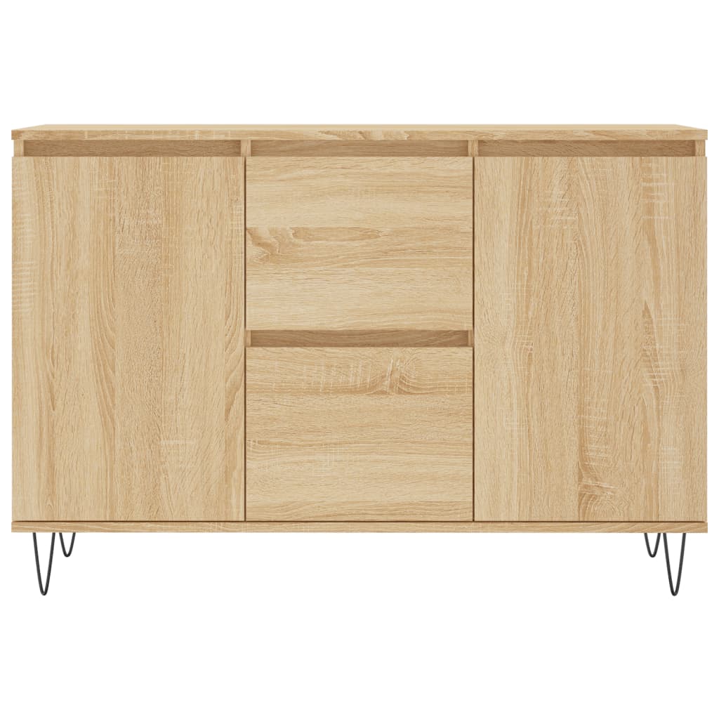 Sideboard Sonoma-Eiche 104x35x70 cm Holzwerkstoff