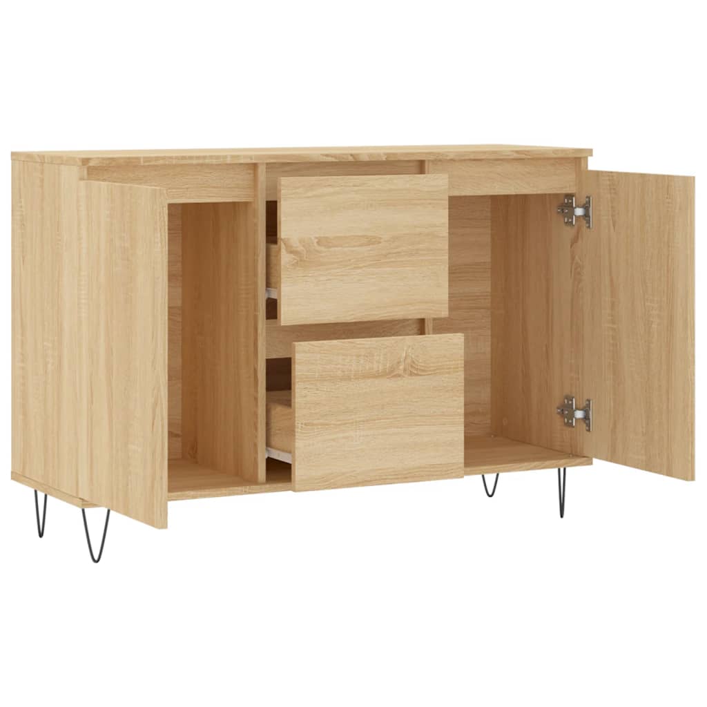 Sideboard Sonoma-Eiche 104x35x70 cm Holzwerkstoff