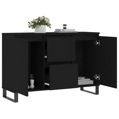 Sideboard Schwarz 104x35x70 cm Holzwerkstoff