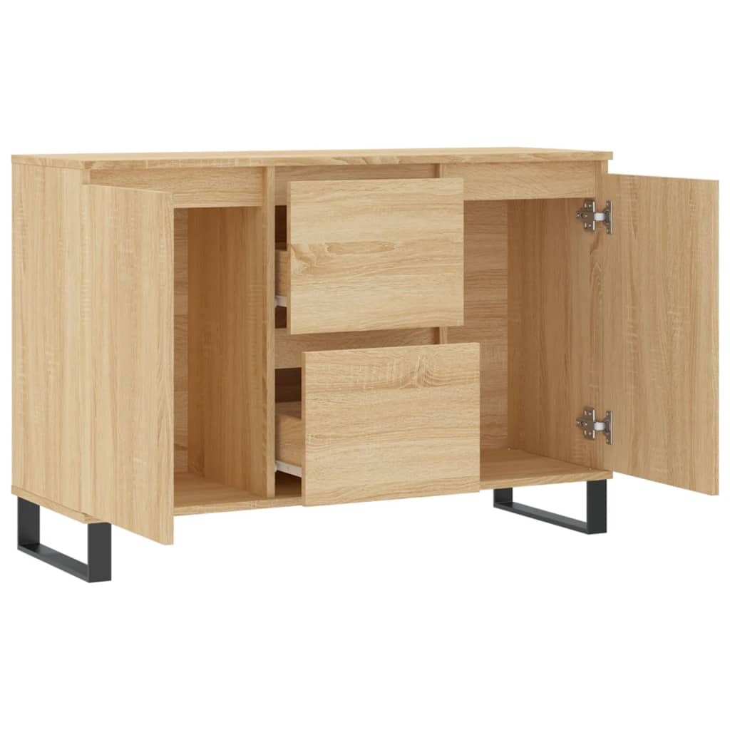 Sideboard Sonoma-Eiche 104x35x70 cm Holzwerkstoff